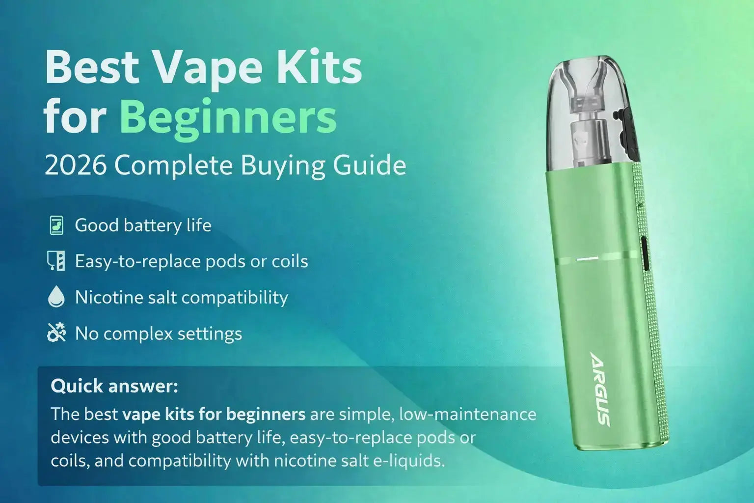 how much is elf bar vape Best Vape Kits for Beginners (2026 Buying Guide UK)