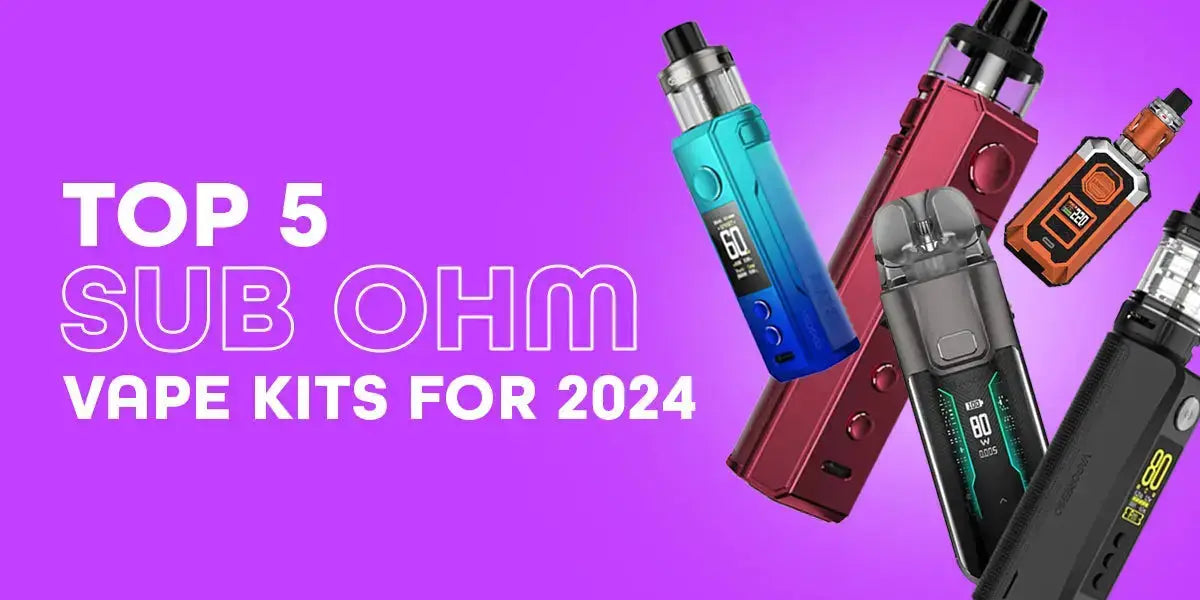 best sub ohm vape kit 2024 Top 5 kits for Color:Azure Blue vaporesso xros pod replacement Flavour-Strawberry Kiwi