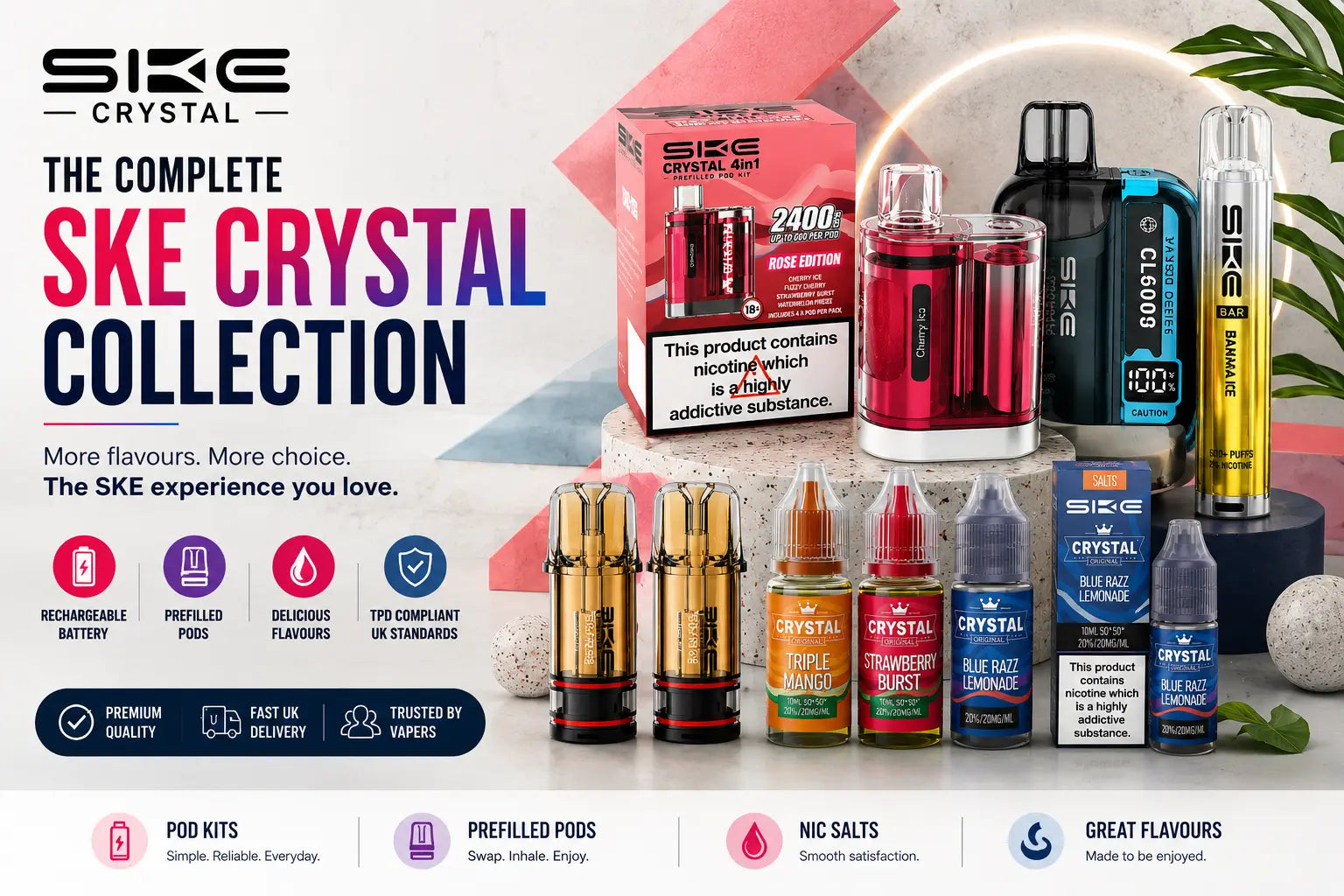 crystal vape flavors Best SKE Kits, Prefilled Pods & Nic Salts UK DTL/RDL/MTL Flavors:Lime Sparkle 3% Lost Vape Orion Bar