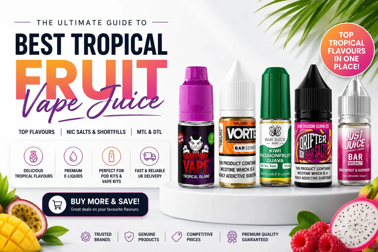 juice flavours vape Best Tropical Fruit UK Flavors:Grape Pop & Strawberry B Pop New E-Liquid How to Unclog a