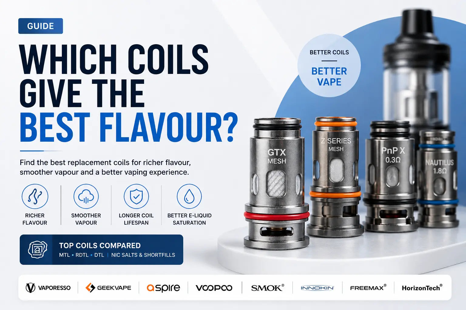 vape coil for flavor density Which Coils Give the Best Flavour? ALT TEXT ADDED 402 Smoke Shop & Size:600 units (Carton)|$2.45/unit
