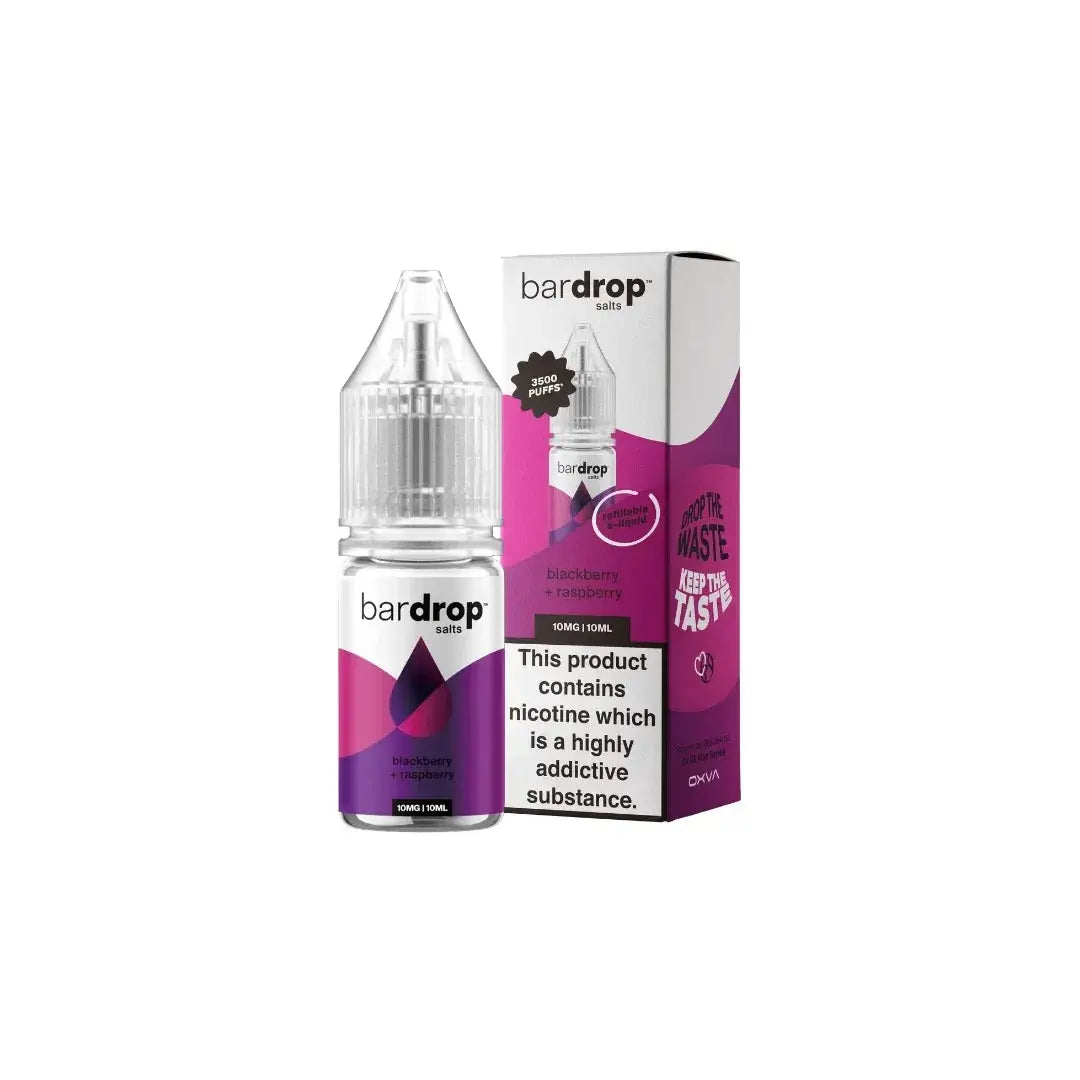 Bar Drop Blackberry Raspberry 10ml Nic Salt E-Liquid