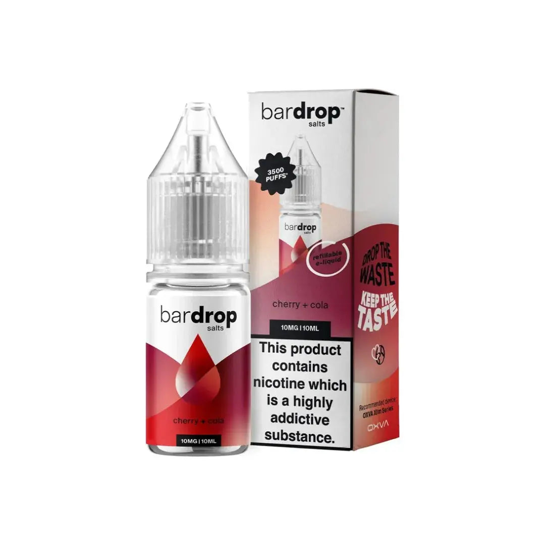 Bar Drop Cherry Cola 10ml Nic Salt E-Liquid