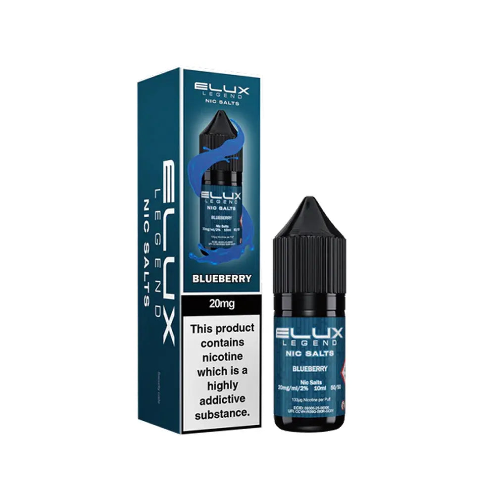 Blueberry 10ml Nic Salt by Elux Legend Elux