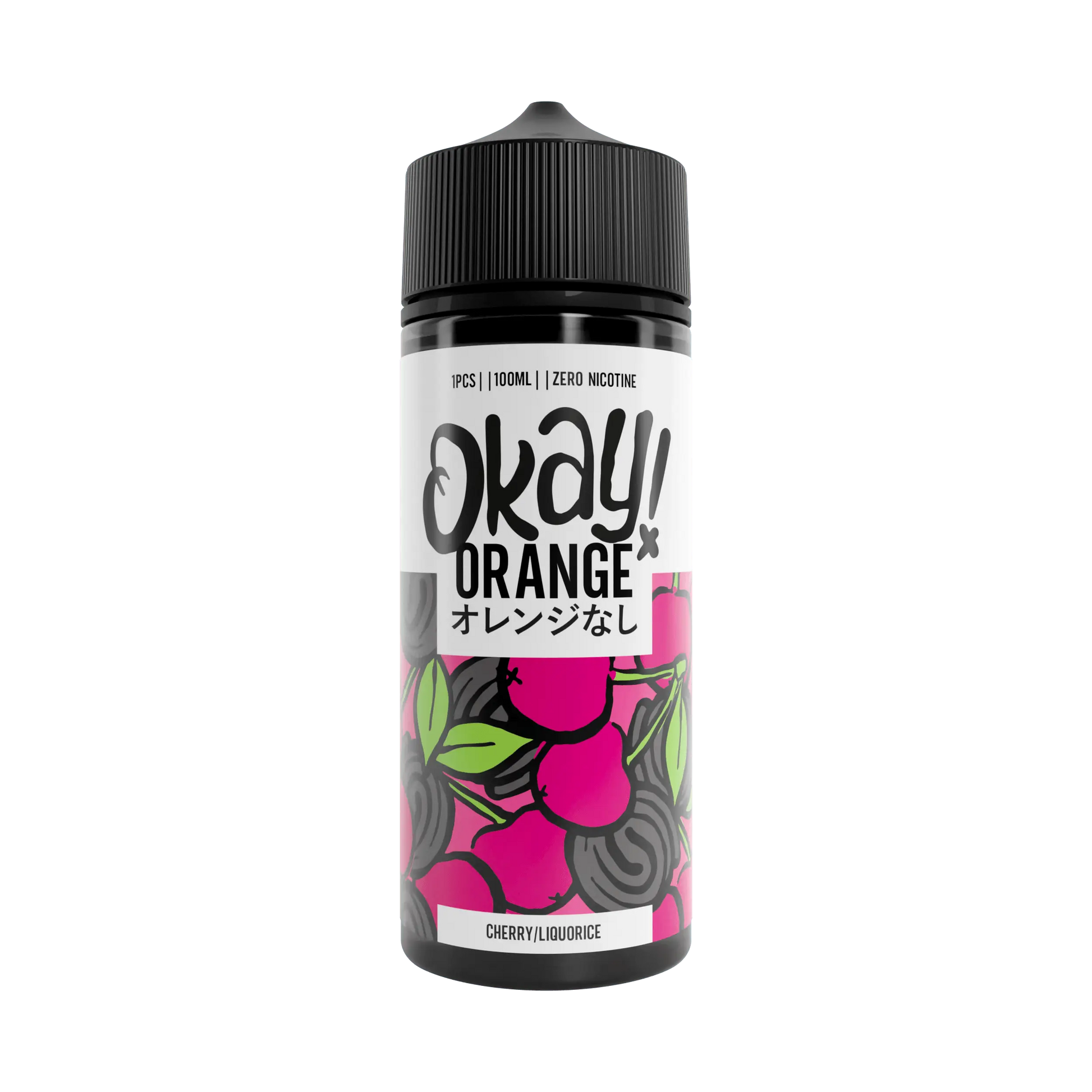 Cherry Liquorice E-Liquid by Okay! Orange