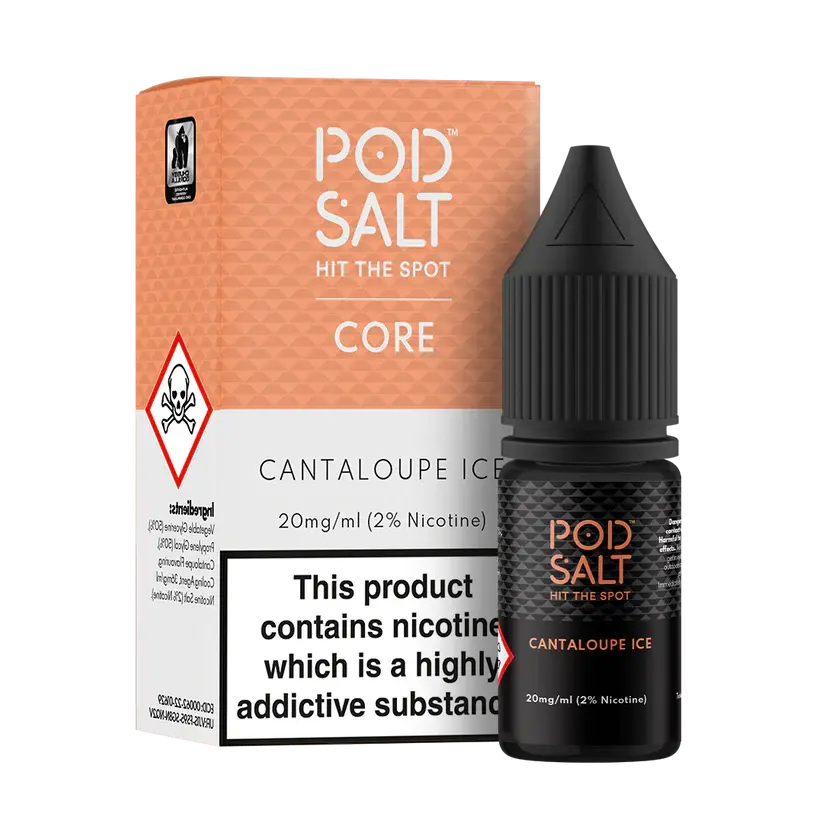 Cantaloupe Ice Nic Salt E-Liquid by Pod Salt Pod Salt