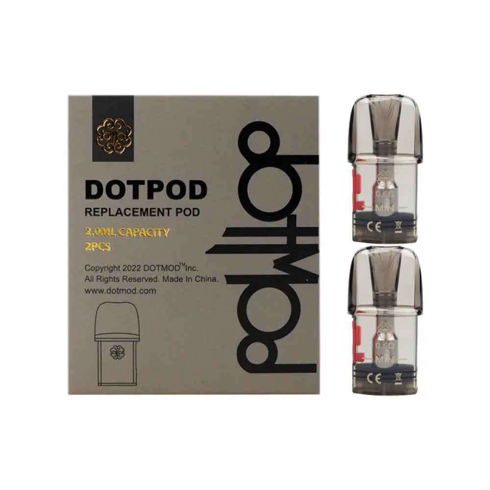 DotPod Nano Replacement 2ml Pods - Pk of 2 Dotmod