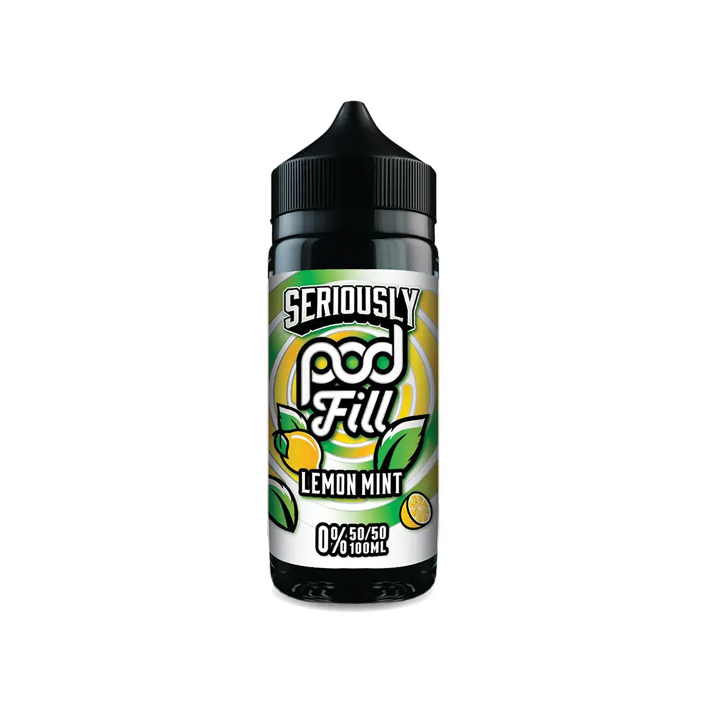 Lemon Mint 100ml Shortfill by Seriously Pod Fill Seriously