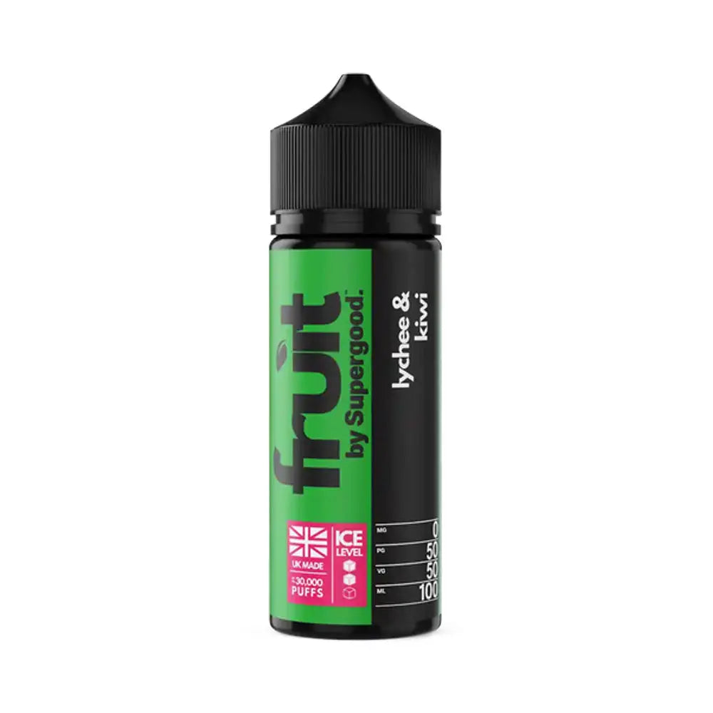 supergood vape juice Lychee & Kiwi 100ml Shortfill by Supergood