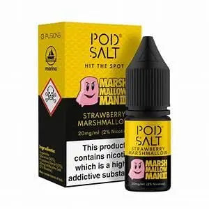 MARSHMALLOW MALLOW MAN 3 NIC SALT E-LIQUID BY POD SALT & MARINA