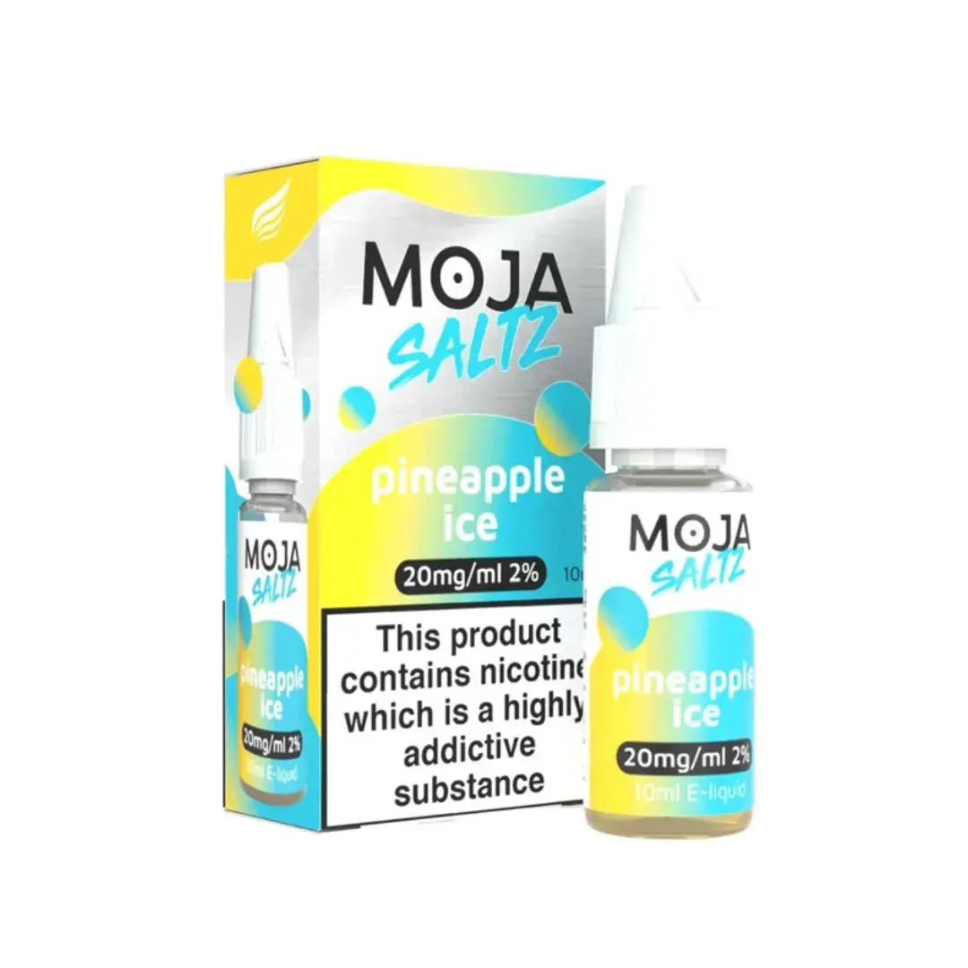 Moja Saltz Pineapple Ice 10ml Nic Salt E-Liquid