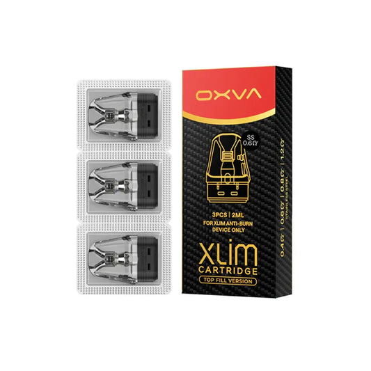 OXVA Xlim SS Top Fill Replacement Pods – Pack of 3