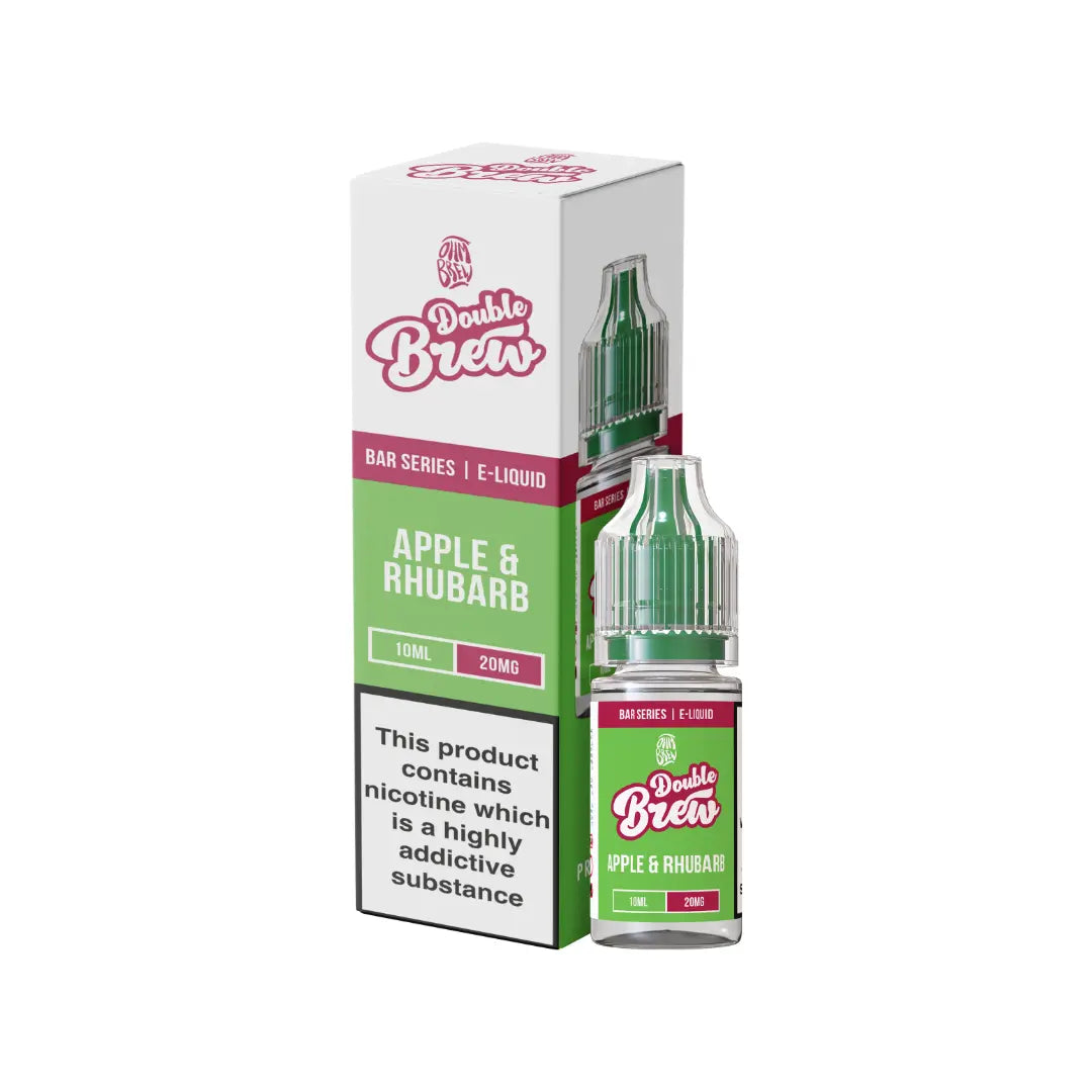 Ohm Brew Double Brew Apple Rhubarb 10ml Nic Salt E-Liquid