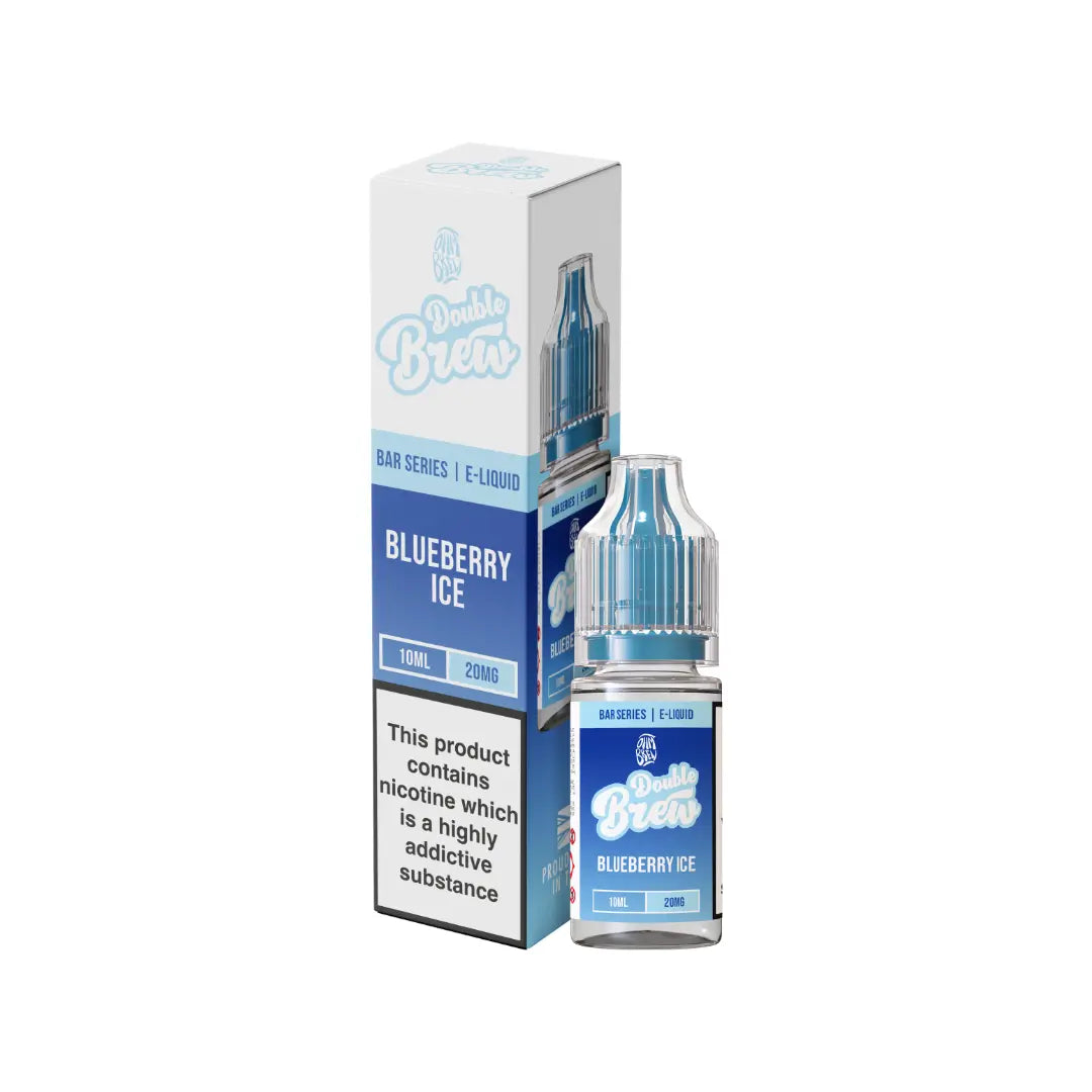 Ohm Brew Double Brew Blueberry Ice 10ml Nic Salt E-Liquid