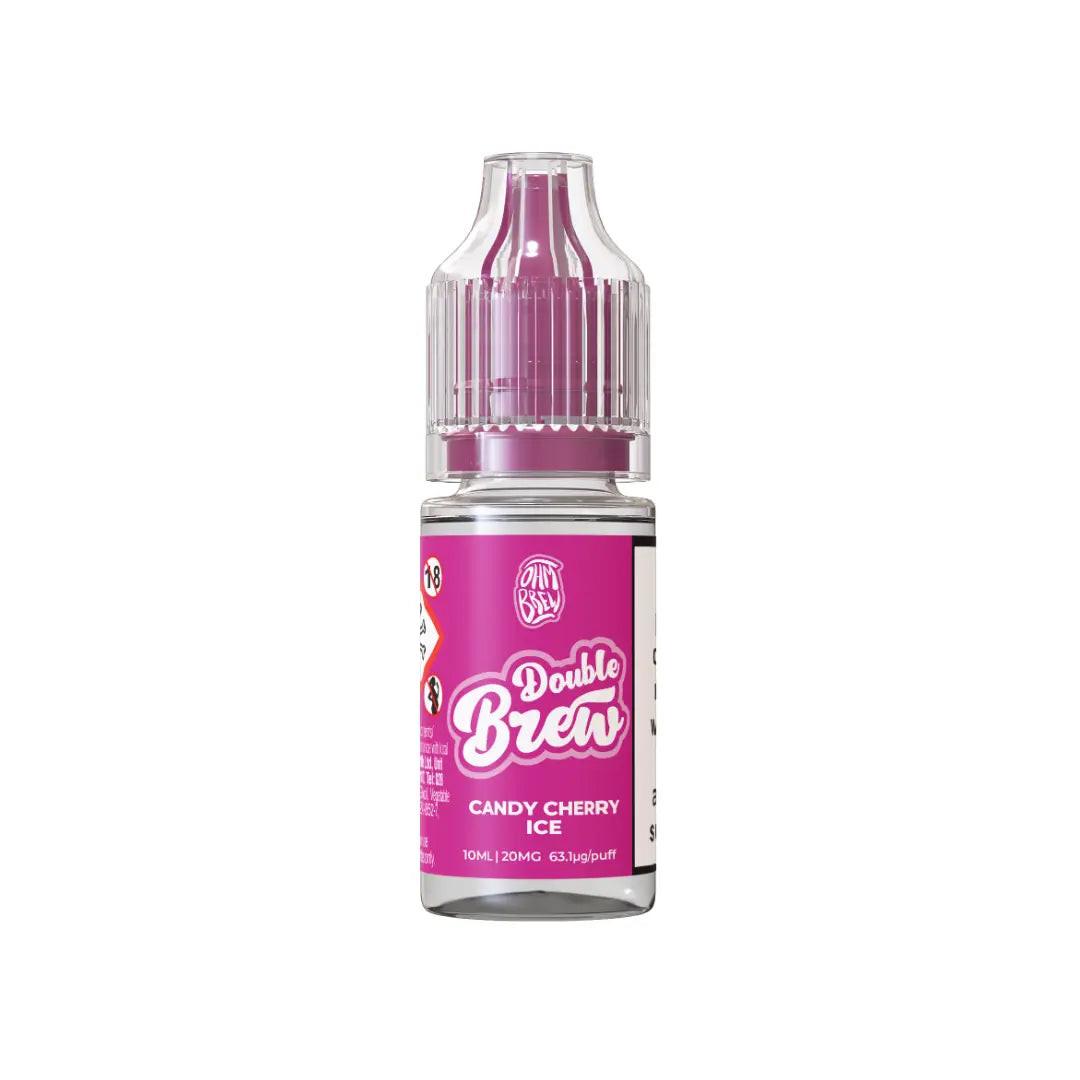 Ohm Brew Double Brew Candy Cherry Ice 10ml Nic Salt E-Liquid