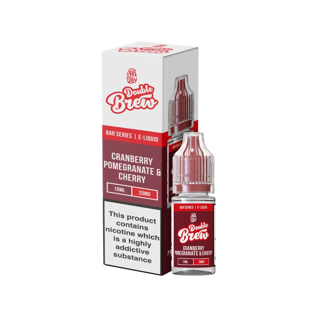 Ohm Brew Double Brew Cranberry Pomegranate and Cherry 10ml Nic Salt E-Liquid