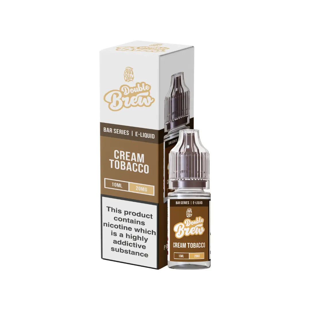 Ohm Brew Double Brew Cream Tobacco 10ml Nic Salt E-Liquid