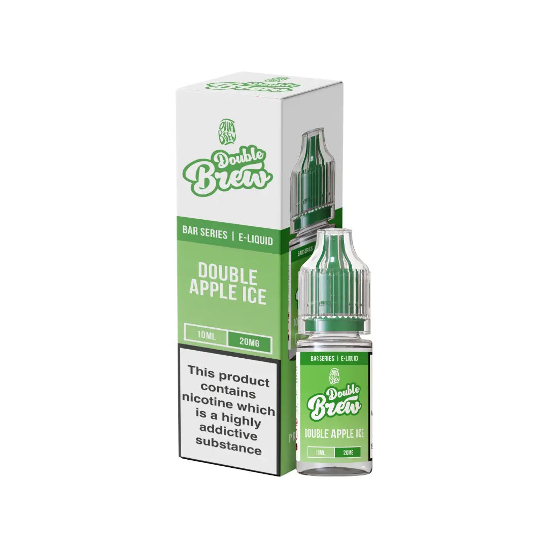 Ohm Brew Double Brew Double Apple Ice 10ml Nic Salt E-Liquid