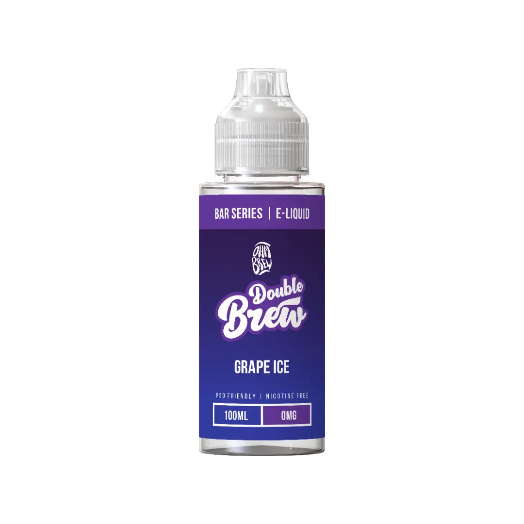 Ohm Brew Double Brew Grape Ice 100ml Shortfill