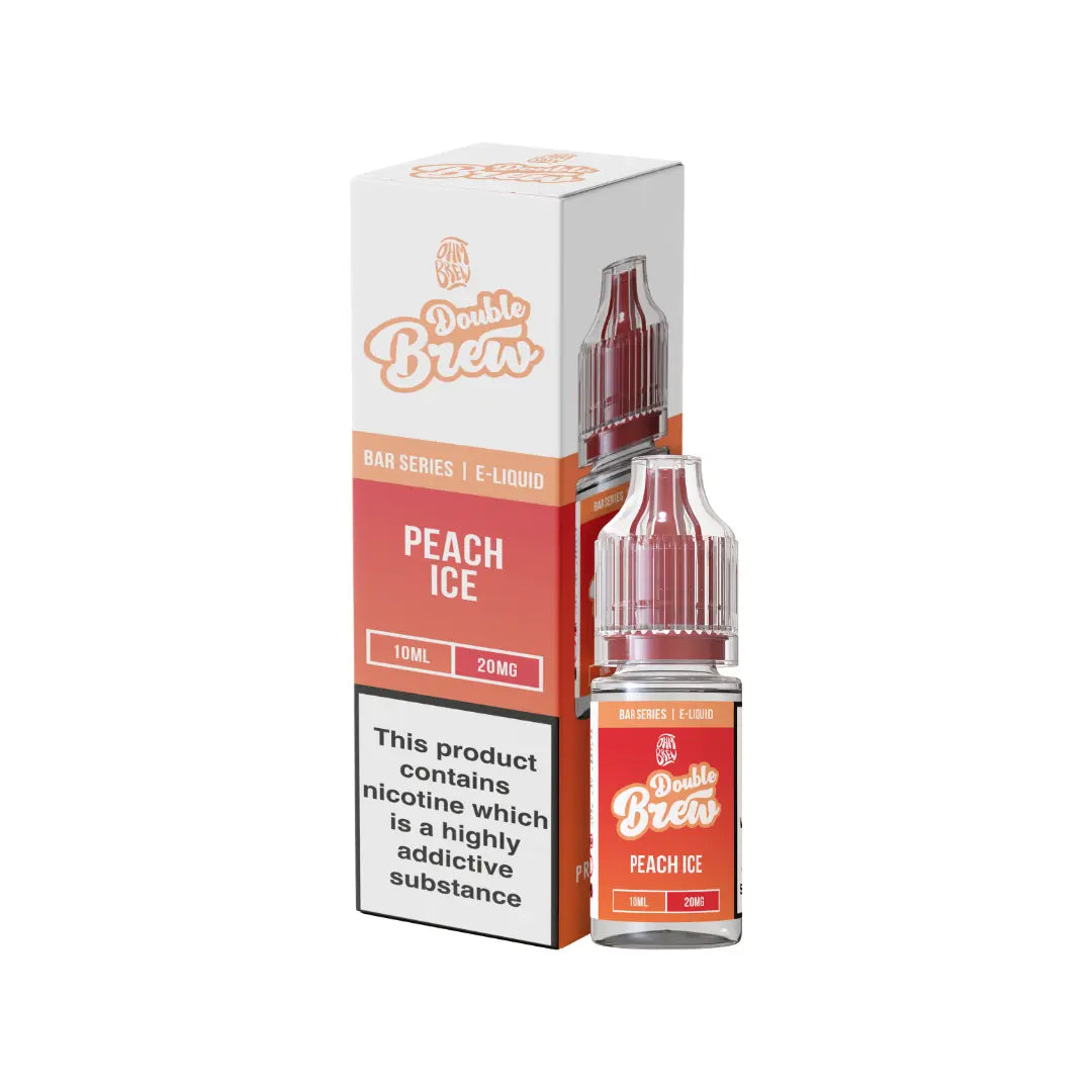 Ohm Brew Double Brew Peach Ice 10ml Nic Salt E-Liquid