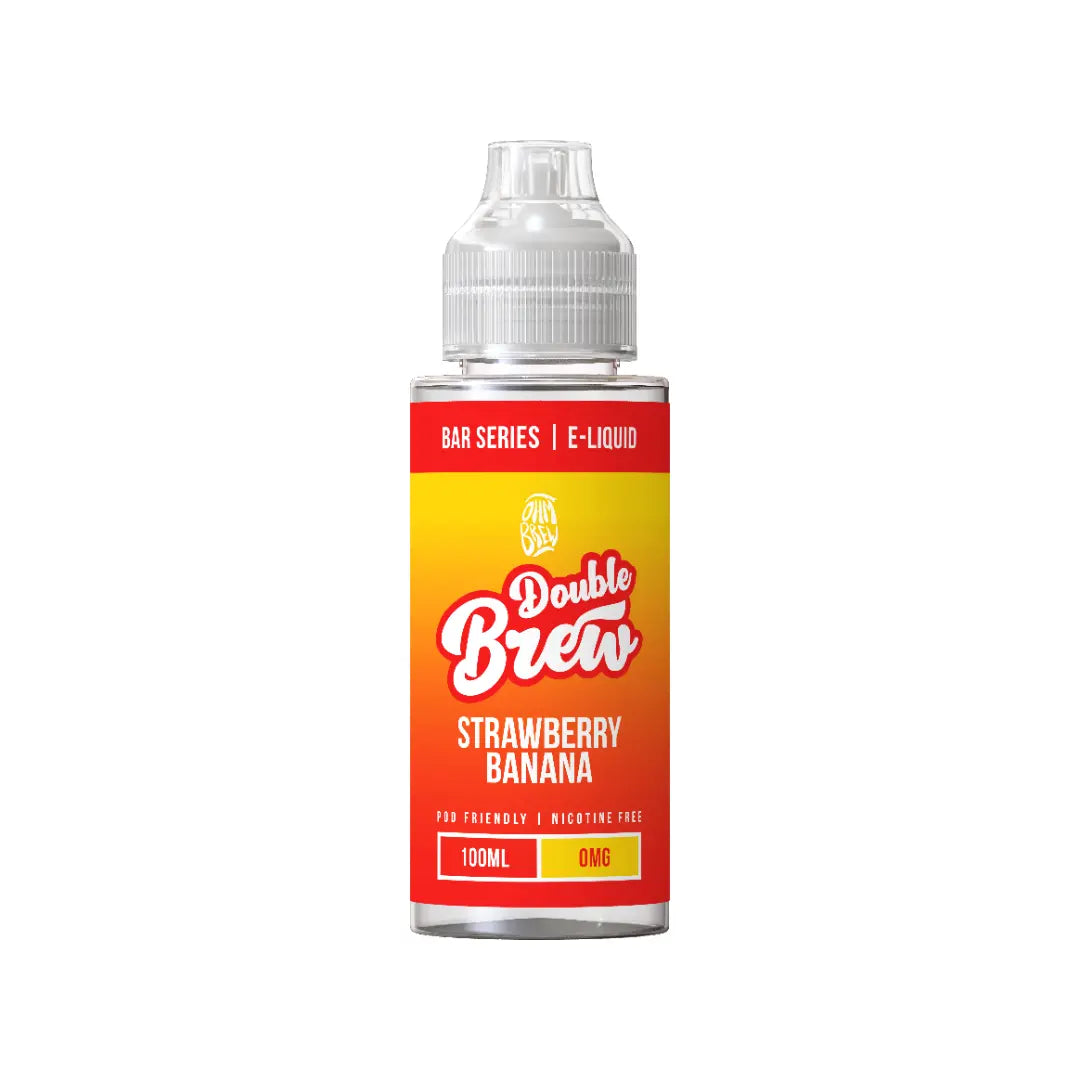 Ohm Brew Double Brew Strawberry Banana 100ml Shortfill