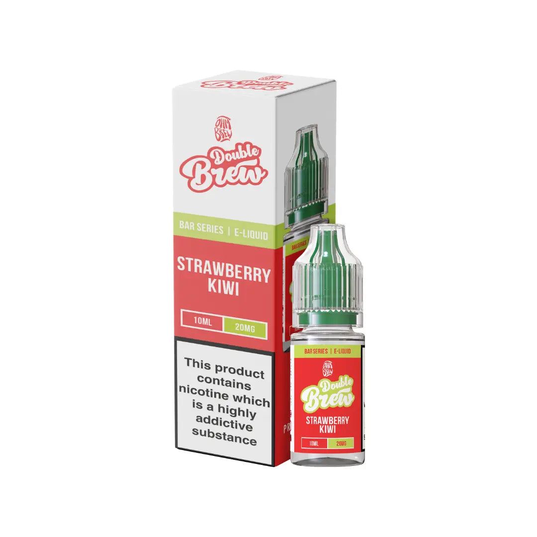 Ohm Brew Double Brew Strawberry Kiwi 10ml Nic Salt E-Liquid