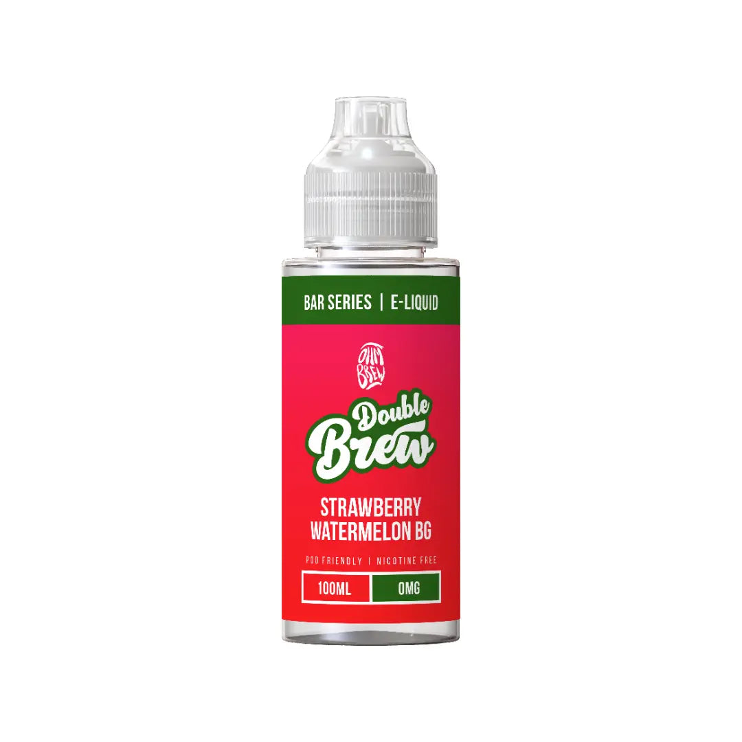 Ohm Brew Double Brew Strawberry Watermelon Bubblegum 100ml Shortfill