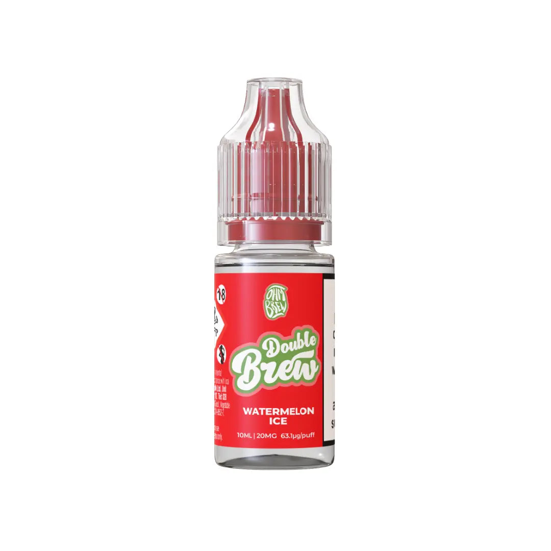 Ohm Brew Double Brew Watermelon Ice 10ml Nic Salt E-Liquid