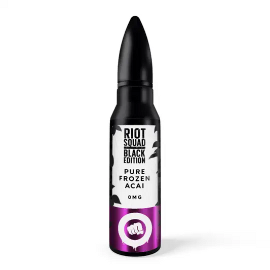 PURE FROZEN ACAI E-LIQUID BY RIOT SQUAD BLACK EDITION