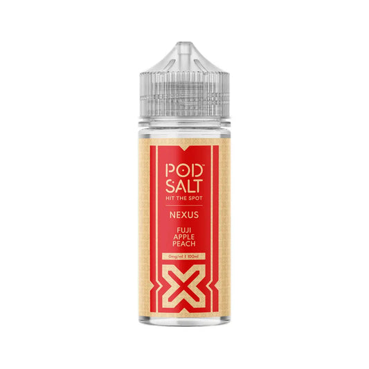 Pod Salt Nexus Fuji Apple Peach 100ml Shortfill