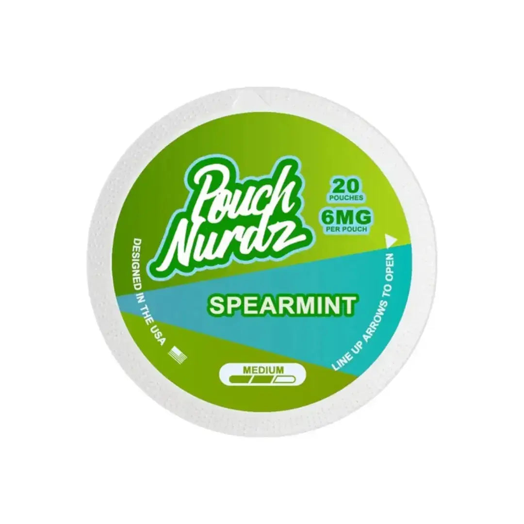 Pouch Nurdz Spearmint Nicotine Pouches