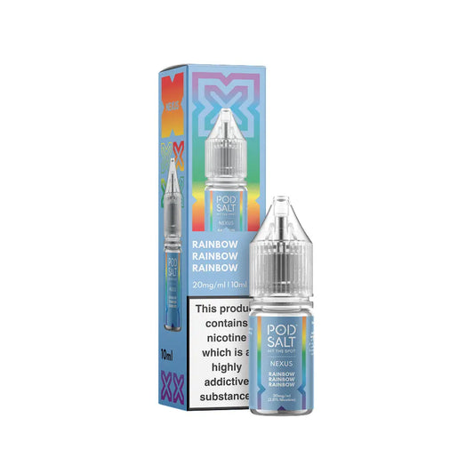 Rainbow Nicotine Salt 10ml E-Liquid by Pod Salt Nexus