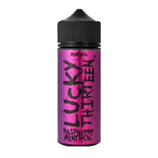 Raspberry Menthol E-Liquid by Lucky Thirteen - 100ml