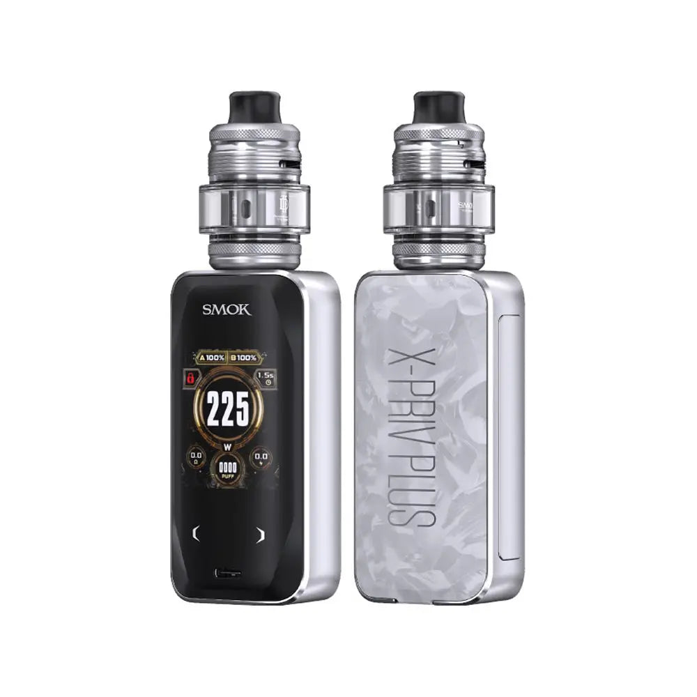 White Shell SMOK X-Priv Plus Vape Kit Smok