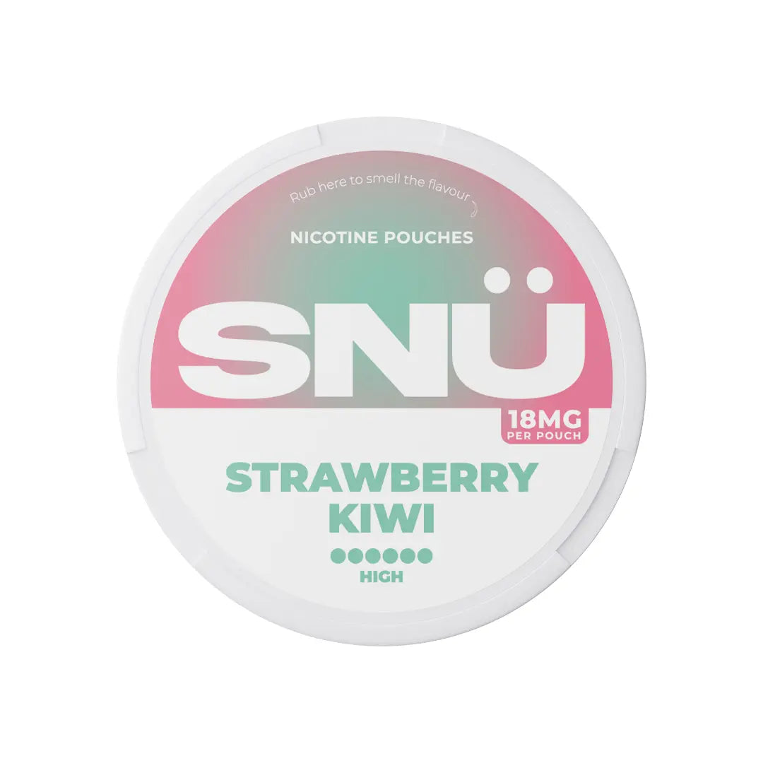SNU Strawberry Kiwi Nicotine Pouches by Bar Juice