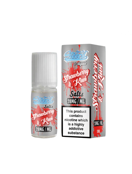 STRAWBERRY & KIWI NIC SALT E-LIQUID BY STEEPD