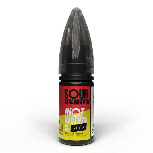 Sour Strawberry Nic Salt by Riot Bar Edition
