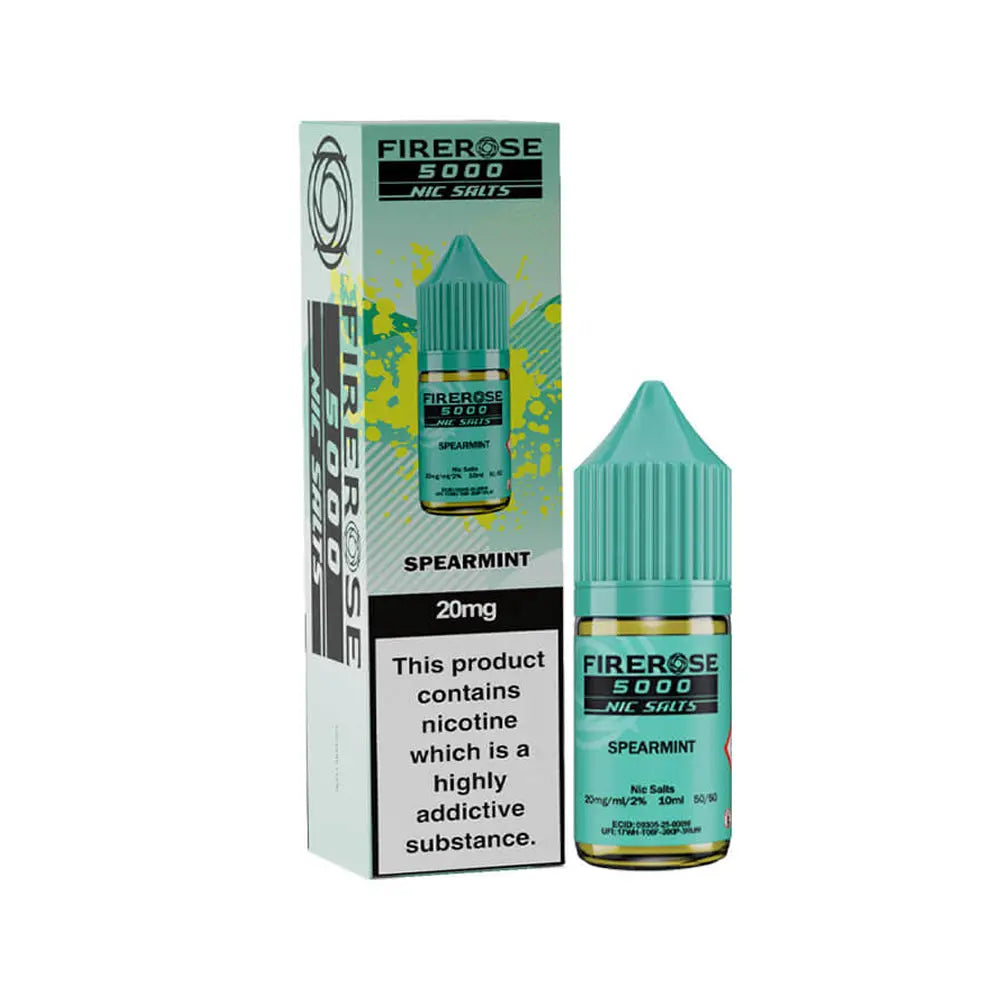 Spearmint Nic Salt by Elux Firerose 5000 Elux Firerose