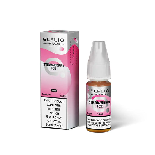 Strawberry Ice Nic salt E-liquid by Elf Bar Elfliq