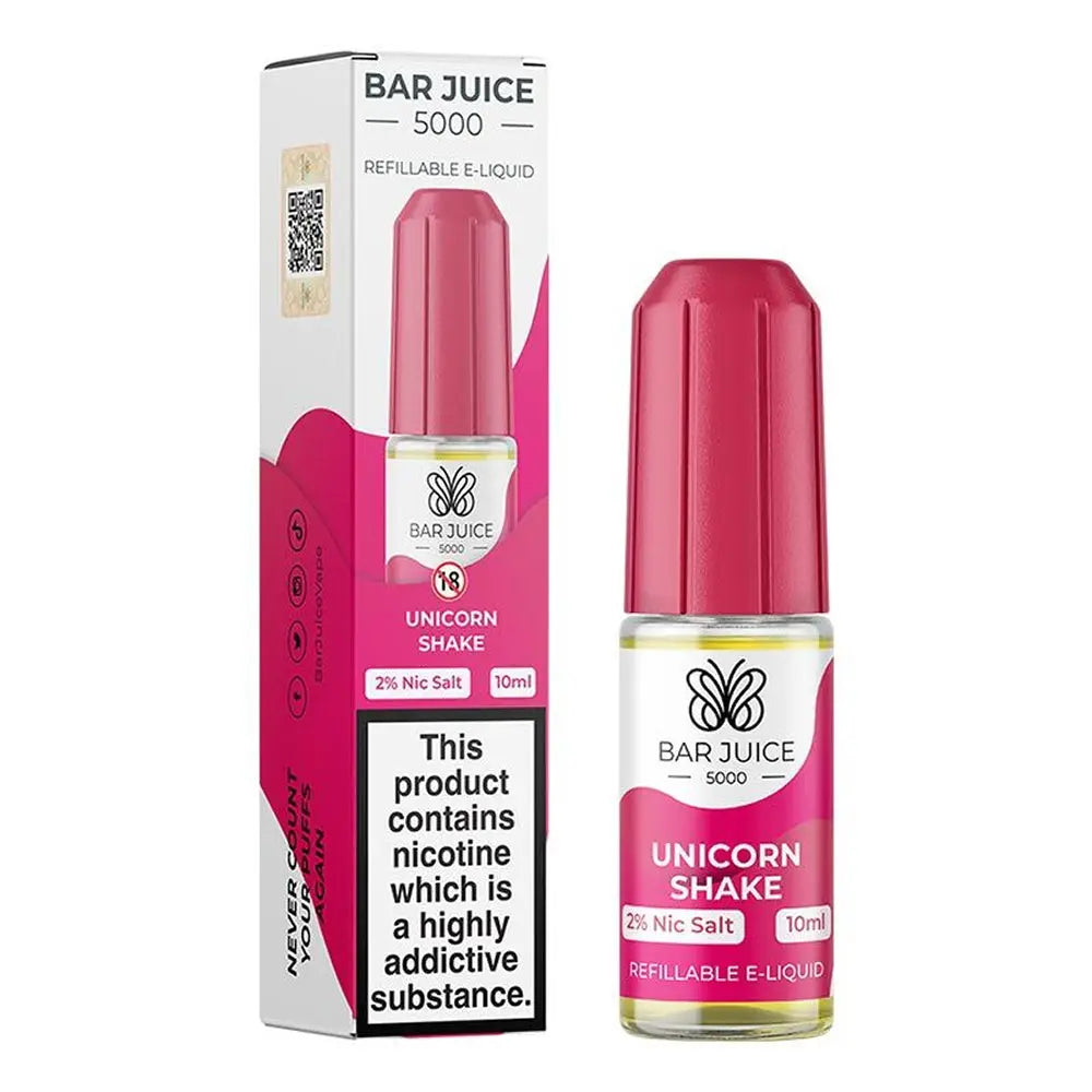 Unicorn Shake Nic Salt by Bar Juice 5000 Barjuice
