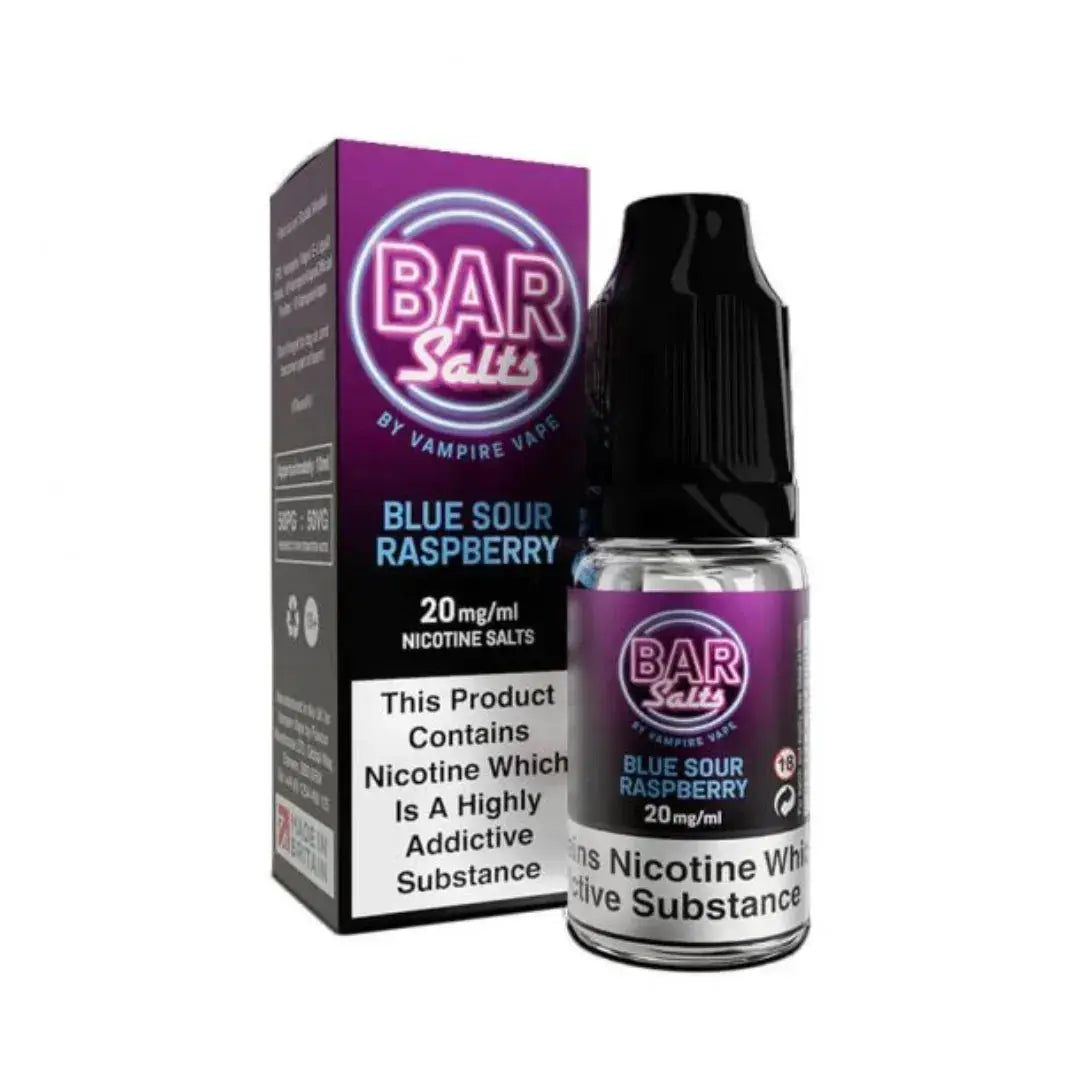 Vampire Vape Bar Salts Blue Sour Raspberry 10ml Nic Salt E-Liquid