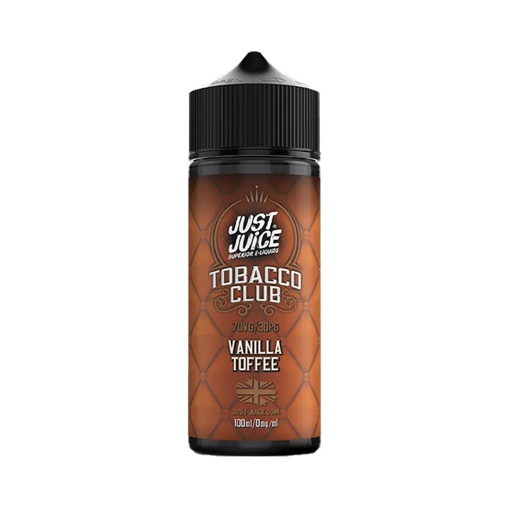 vanilla tobacco vape juice Vanilla Toffee 100ml Shortfill by Just Juice