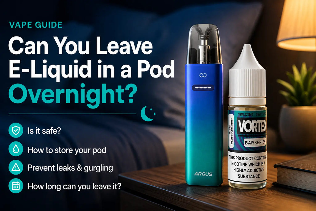 Can You Leave E-Liquid in a Pod Overnight?