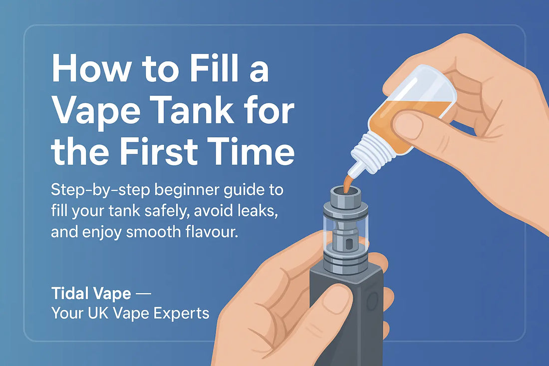 How to Fill a Vape Tank for the First Time | Tidal Vape How to Fill a Vape Tank for the First Time | Tidal Vape