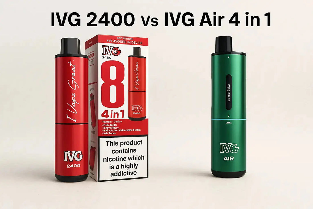 IVG 2400 vs IVG Air Comparison | Features, Pods & Value IVG 2400 vs IVG Air Comparison | Features, Pods & Value