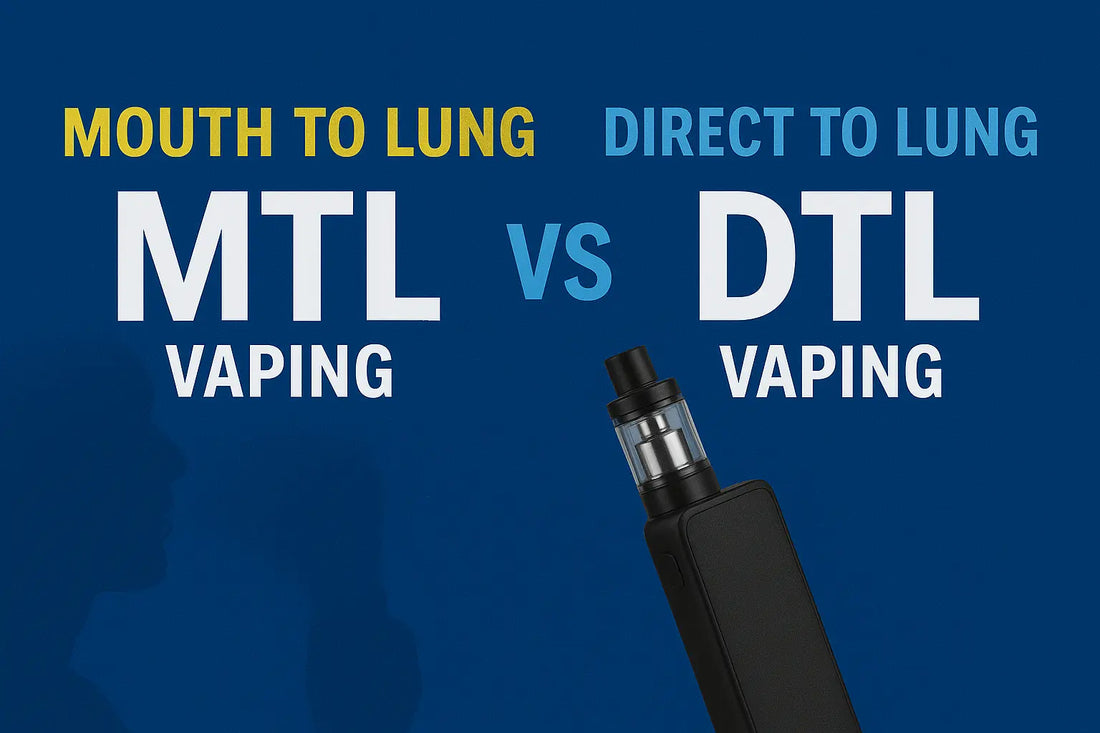 MTL vs DTL Vaping | Difference Explained | Tidal Vape MTL vs DTL Vaping | Difference Explained | Tidal Vape