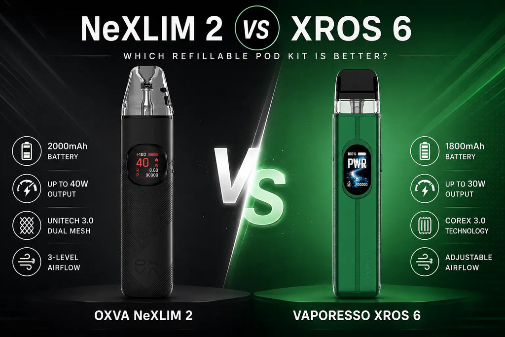 NeXLIM 2 Vs XROS 6: Which Refillable Pod Kit Is Better?
