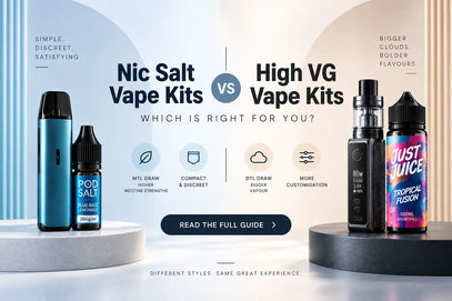 Nic Salt Vape Kits vs High VG Vape Kits – Which Is Right for You?