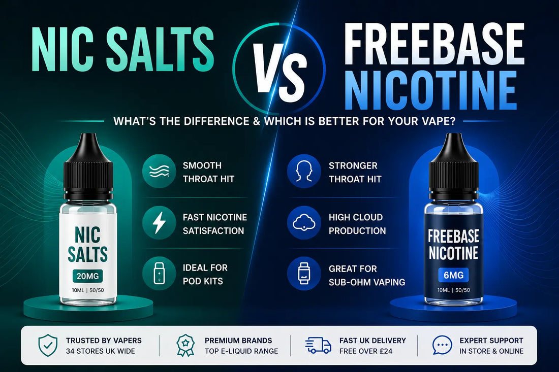Nic Salts vs Freebase Nicotine