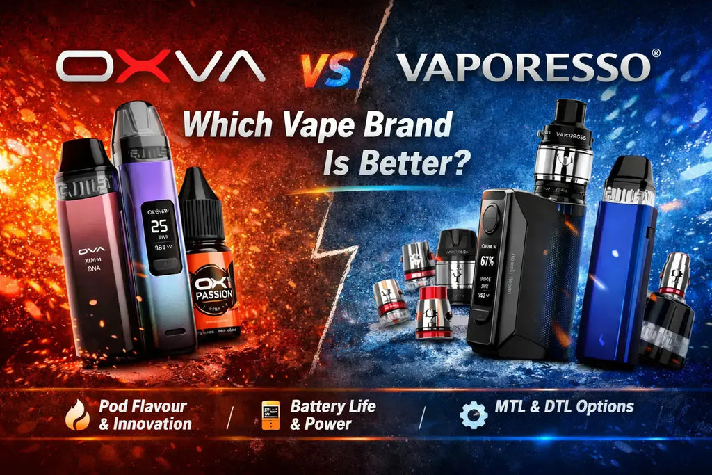 OXVA vs VAPORESSO Which Vape Brand Is Better? OXVA vs VAPORESSO Which Vape Brand Is Better?